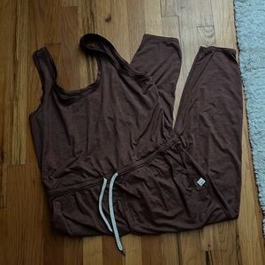 Falls jumpsuit maroon